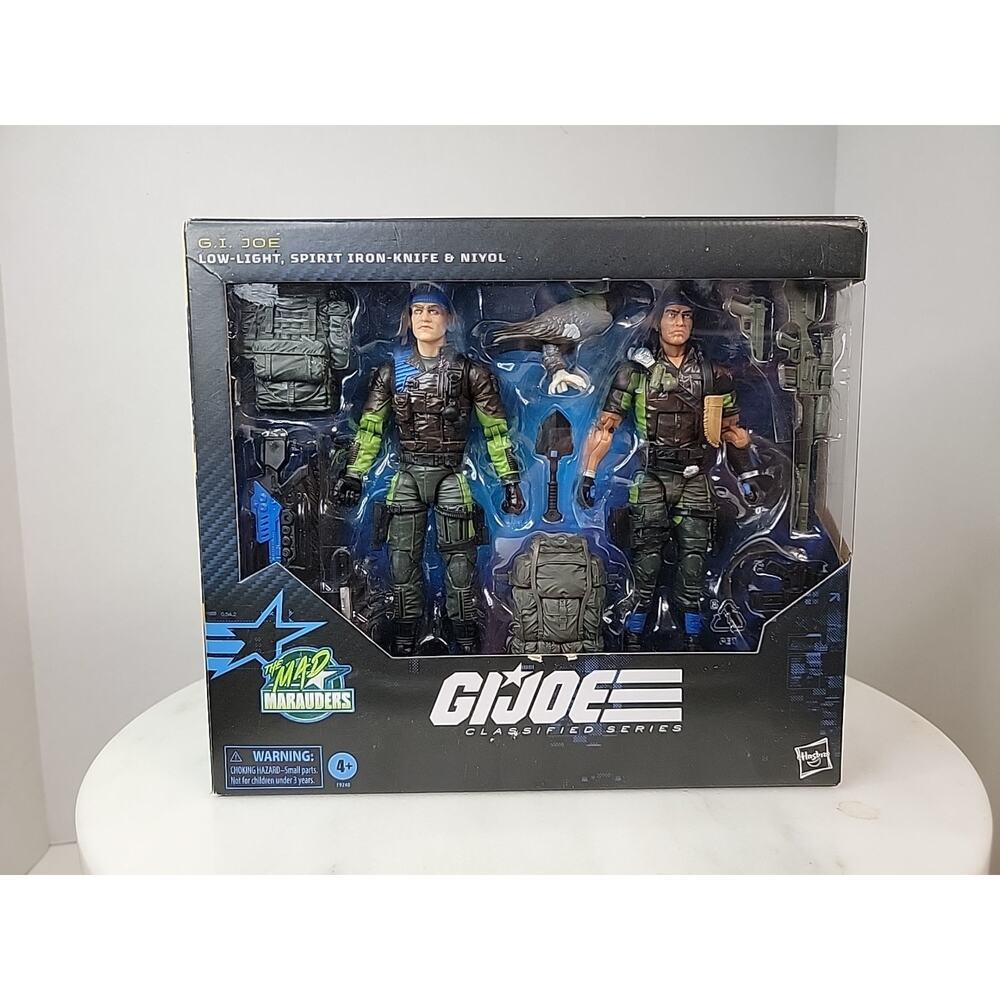 G.I. Joe Classified Series 128 Mad Marauders LOW-LIGHT and SPIRIT & NIYOL 2-pack